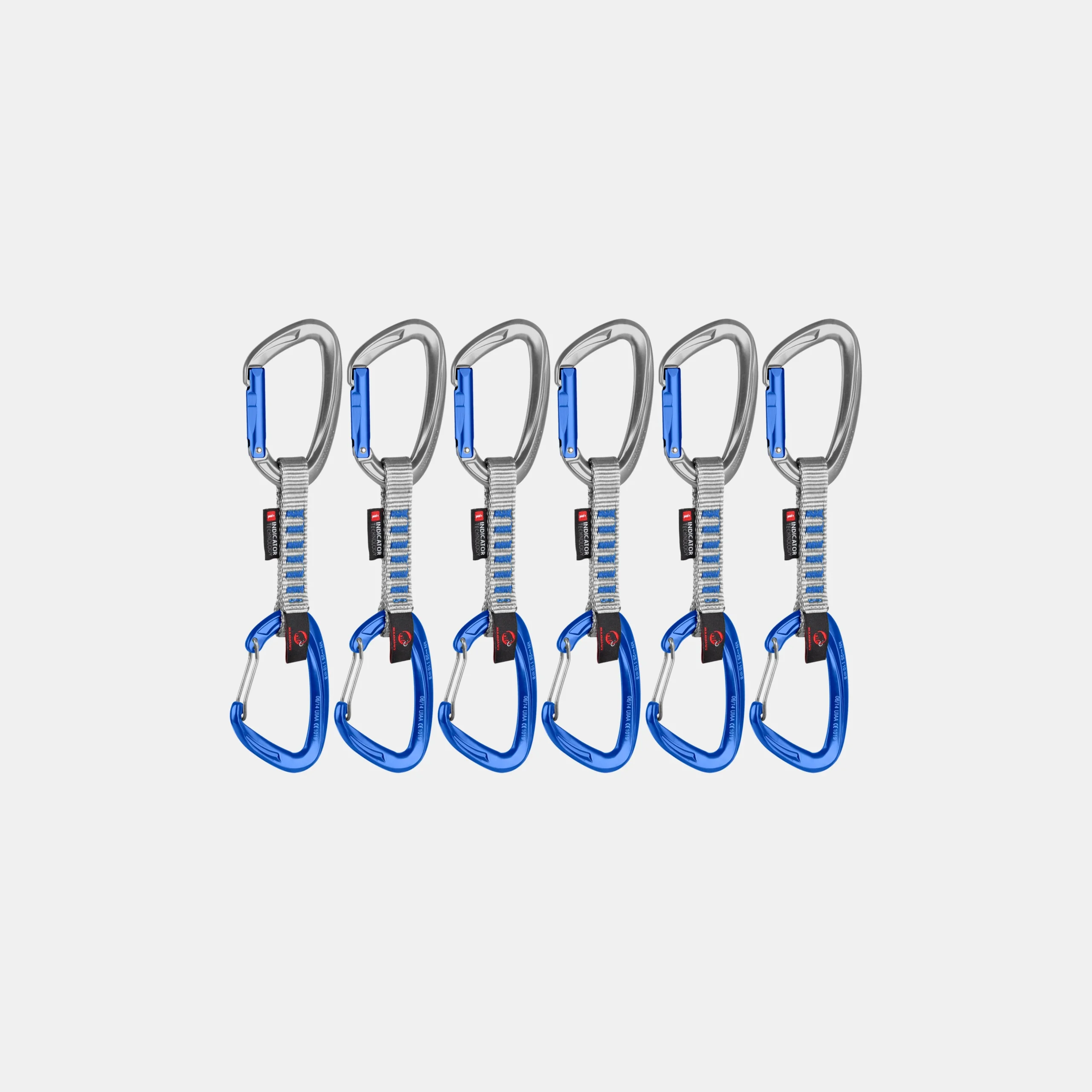 Crag Keylock Wire 10 cm Indicator 6-Pack Quickdraws
