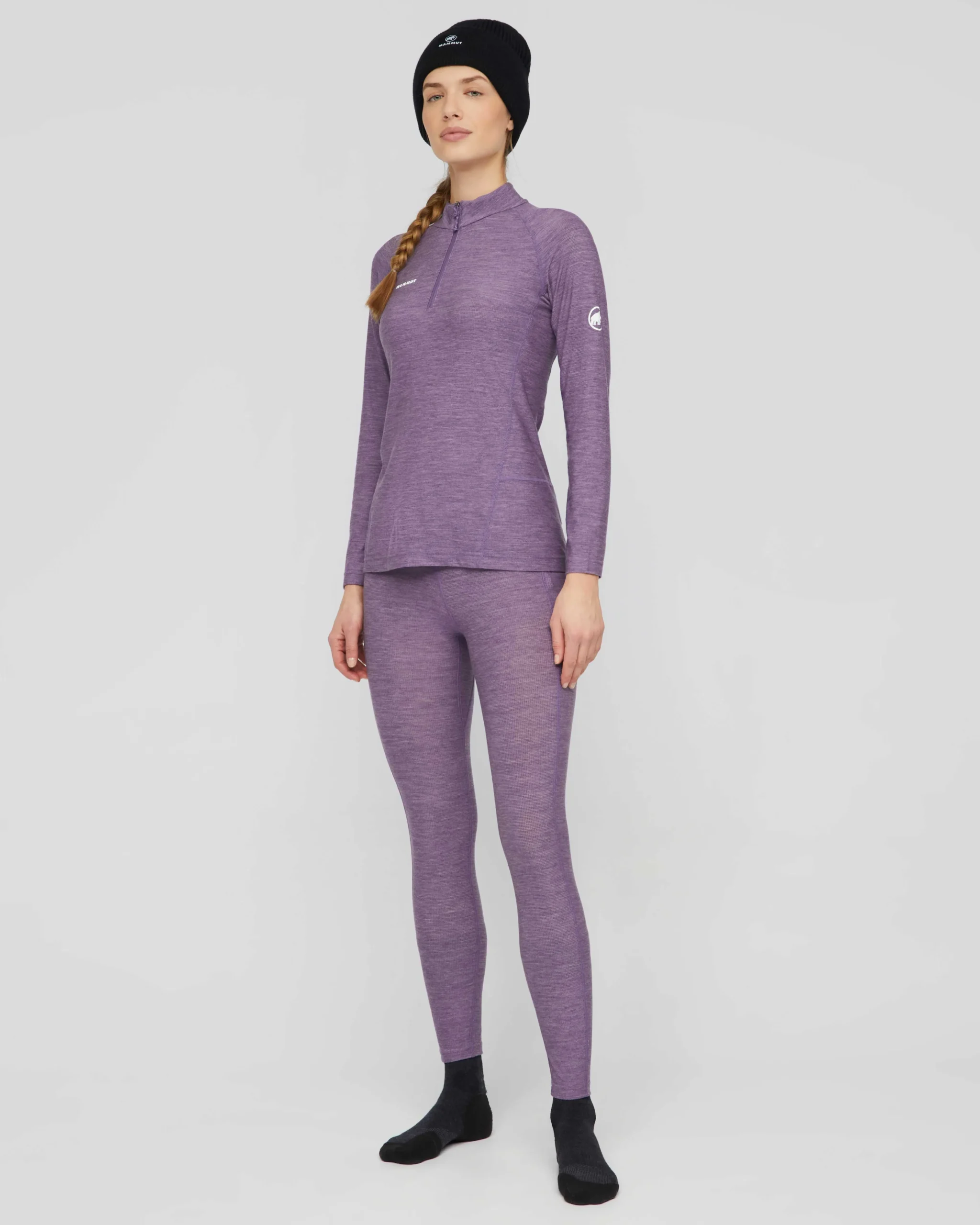 Tree Wool Thermal FL Half Zip Longsleeve Women