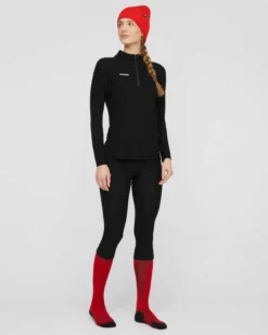 Tree Wool Thermal FL Half Zip Longsleeve Women