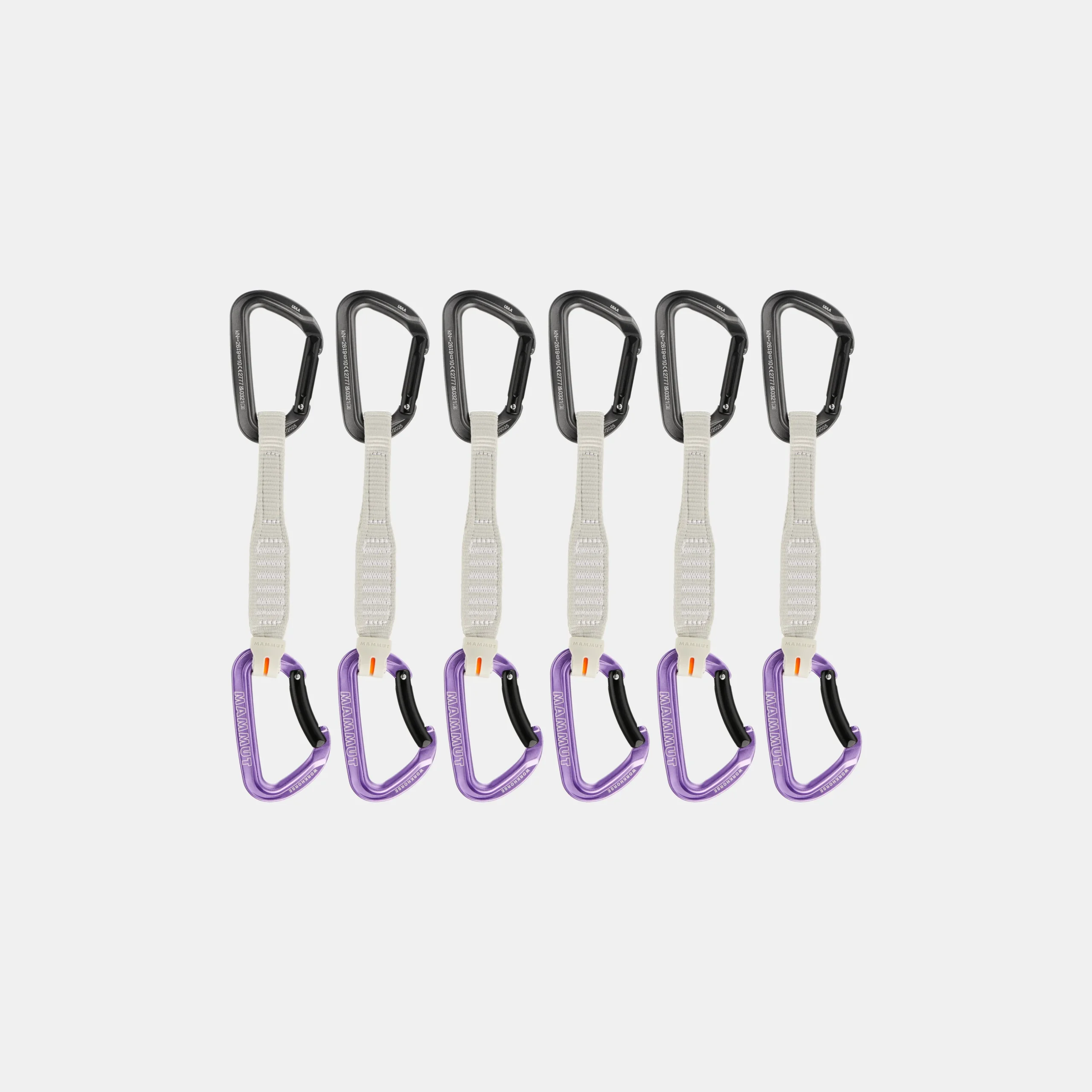 Workhorse Keylock 17 cm 6-Pack Quickdraws